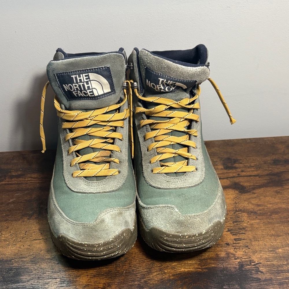 The North Face Men's Olive and Mustard Boots
